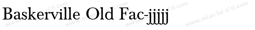 Baskerville Old Fac字体转换